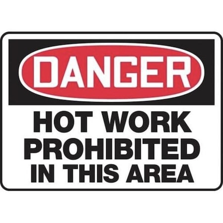 Accuform OSHA DANGER SAFETY SIGN HOW WORK MWLD100VA MWLD100VA